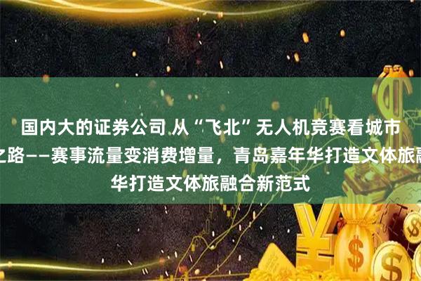 国内大的证券公司 从“飞北”无人机竞赛看城市消费提振之路——赛事流量变消费增量，青岛嘉年华打造文体旅融合新范式