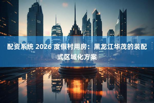 配资系统 2026 度假村用房：黑龙江华茂的装配式区域化方案